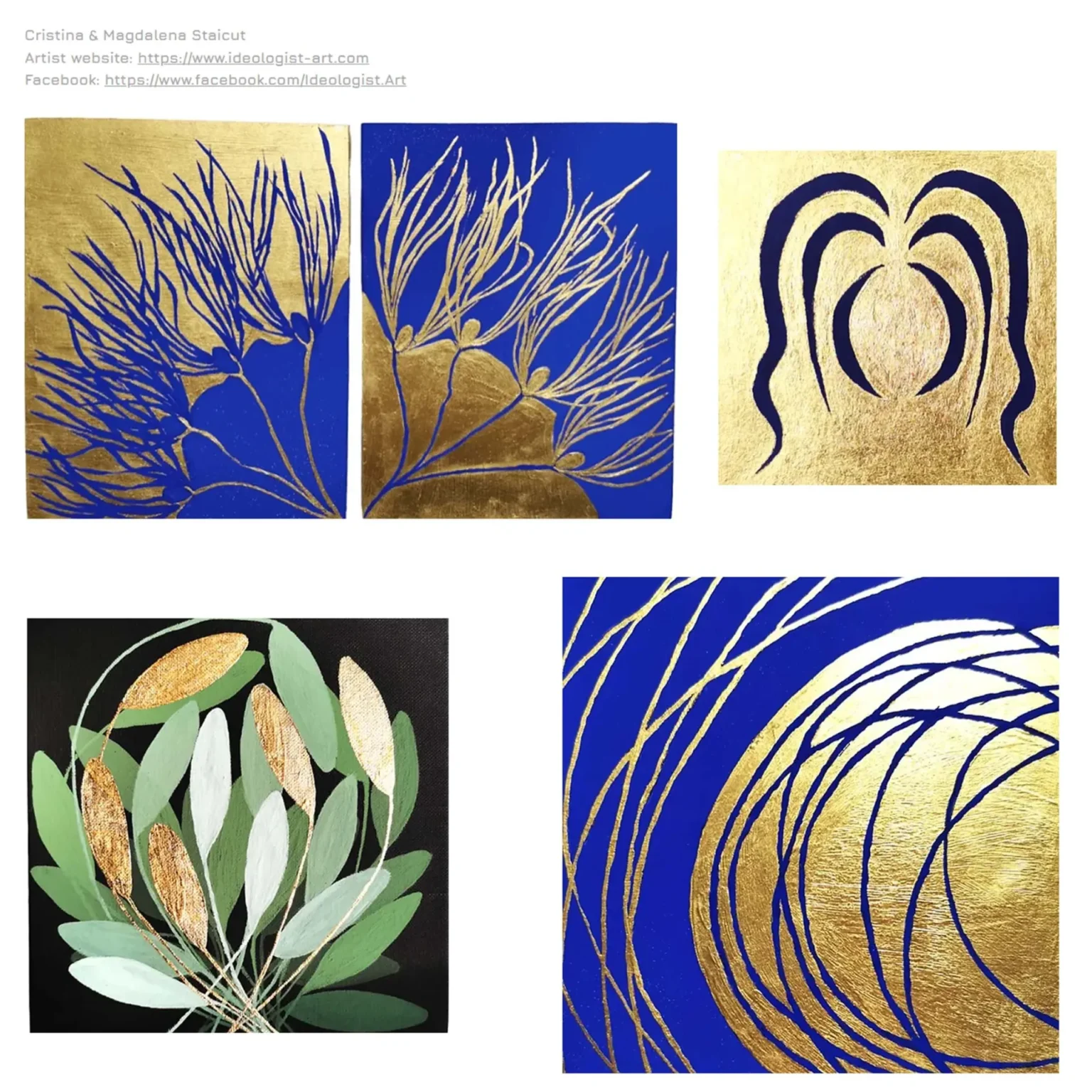 Aedra Fine Arts - Cristina & Magda Staicut Online Exhibition Appearance